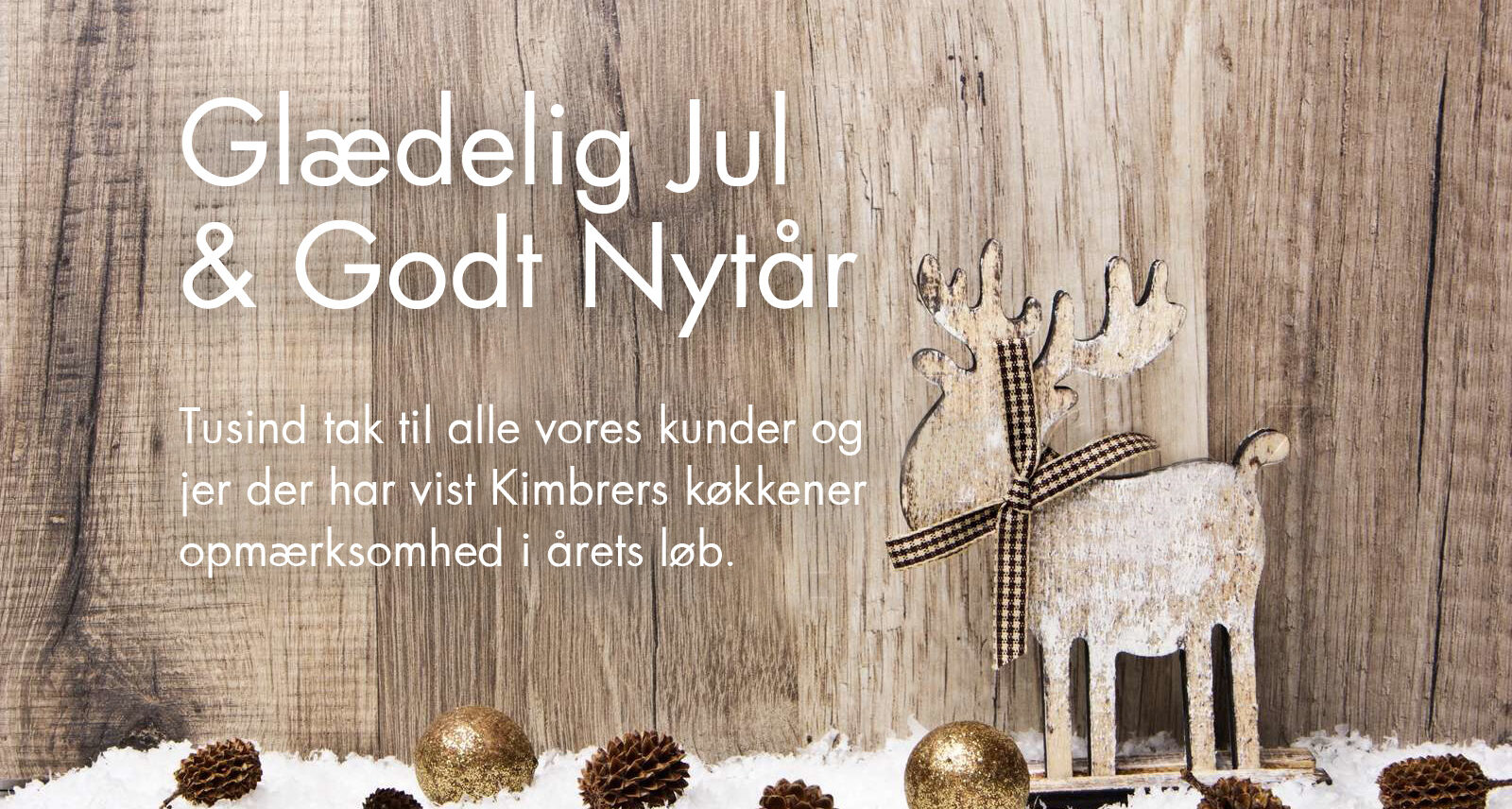 Kimbrer Lines fra Farsø siger Glædelig Jul og Godt Nytår
